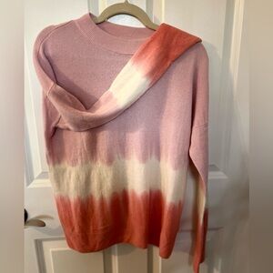 Cashmere Vineyard Vines p pink Tie-Dye Women's Sweater
